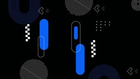 geometric patterns and modern shapes in abstract background seamless 4k video background motion pop art design - Powered by Shutterstock - Get 15% off with code: PIKWIZARD15