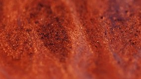 Sparkle paint fluid. Gel shadows. Shiny fluid. Defocused red color shimmering sequin particles flicker in water liquid emulsion spill abstract art background with bokeh lights. - Powered by Shutterstock - Get 15% off with code: PIKWIZARD15