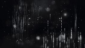 Luxury silver curtain particles glittering on the background emit light. Suitable for wedding backgrounds, event titles, award shows, trailer titles, concerts, opening ceremonies, cinematic, opening,  - Powered by Shutterstock - Get 15% off with code: PIKWIZARD15