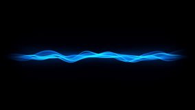 Abstract futuristic digital waves softly flowing with bokeh. Blue particle waves, and dynamic waveforms. Future technology,  big data, engineering, and artificial intelligence. Sound waves. 4k loop. - Powered by Shutterstock - Get 15% off with code: PIKWIZARD15