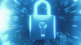 secure network with interconnected nodes protected by a central padlock, robust cybersecurity and data protection in the digital age. This image can represent network security, data encryption - Powered by Shutterstock - Get 15% off with code: PIKWIZARD15