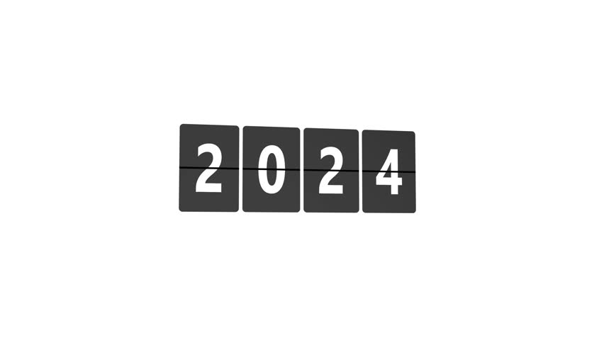 New Year 2025 Flip Board