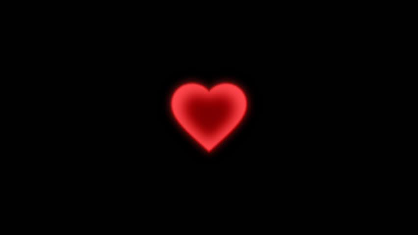 Animation of Glow heart beat with shower of 2D hearts at background, valentine day, shower of hearts, love marriage concept, beating heart, decoration with shower of hearts, 4K 3D animation, looping.	