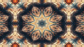 Abstract Kaleidoscopic Starburst in Warm and Cool Tones - Powered by Shutterstock - Get 15% off with code: PIKWIZARD15