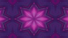 Symmetrical Purple and Pink Kaleidoscopic Floral Design with Glimmering Lights - Powered by Shutterstock - Get 15% off with code: PIKWIZARD15