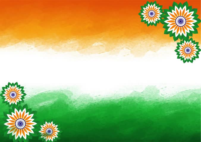 Republic Day Independence Day India Background flag tricolour orange green white blue Ashok Chakra 15 August 26 January