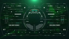 HUD Futuristic Technology UI Control Interface Screen Panel Fly Through In Low Poly Wave Line Connection 4K Motion Background - Powered by Shutterstock - Get 15% off with code: PIKWIZARD15