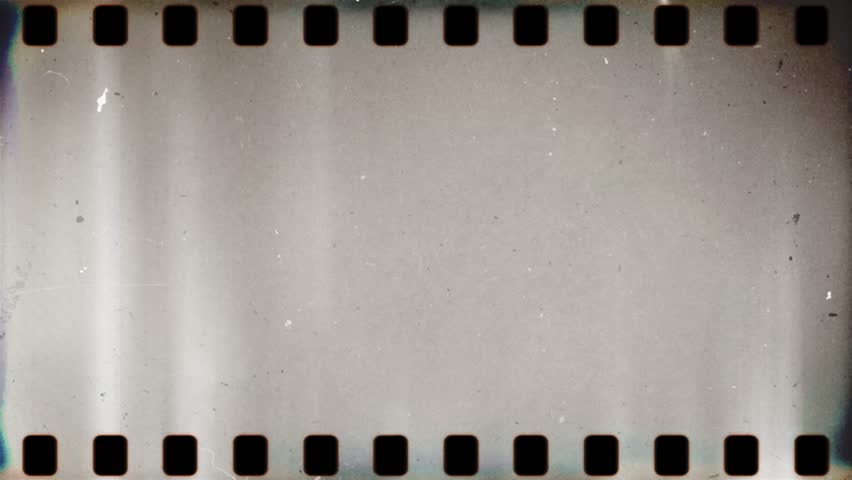 Cinematic Film Frame, Aged Vintage Overlay, Old Film Border, Video Effect.