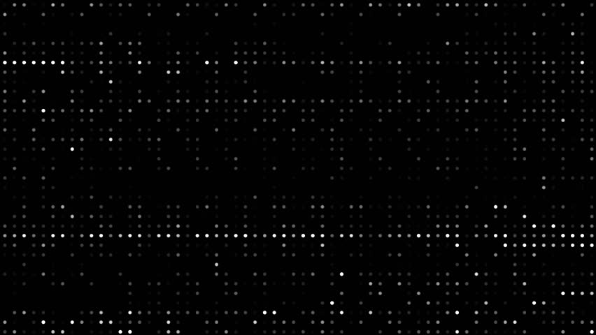 Dots and grid seamless looped animation. Halftone Duotone Animated pattern overlay. Radio waves opener, Dotted retro texture grunge background