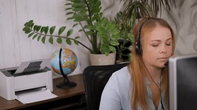 Portrait of an angry annoyed woman in a tech support office, she is talking on a headset with a harmful disgruntled customer. Problems while working in a call center.  - Powered by Shutterstock - Get 15% off with code: PIKWIZARD15
