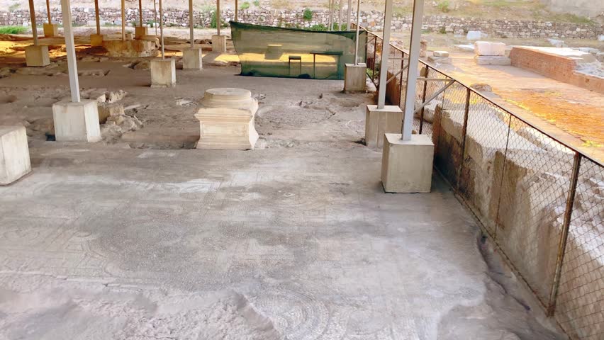 Smyrna Izmir Agora ancient city.