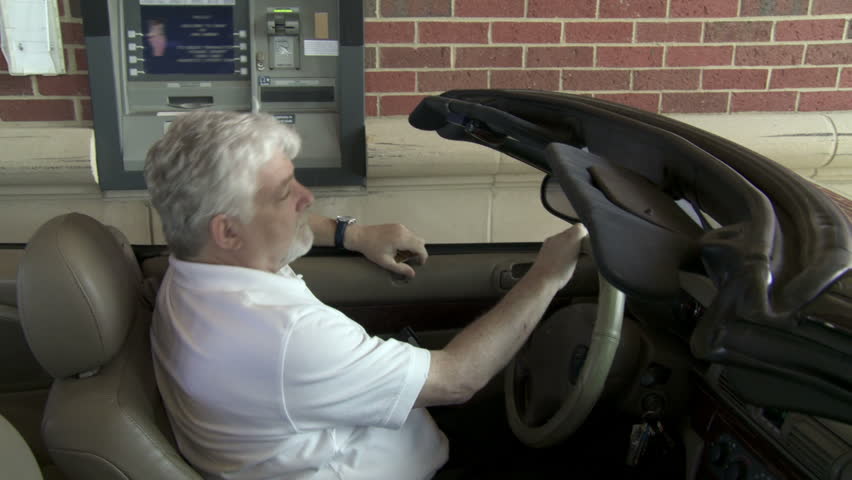 Man can't get money from a drive-up ATM. Life appears and gives him a lemon.