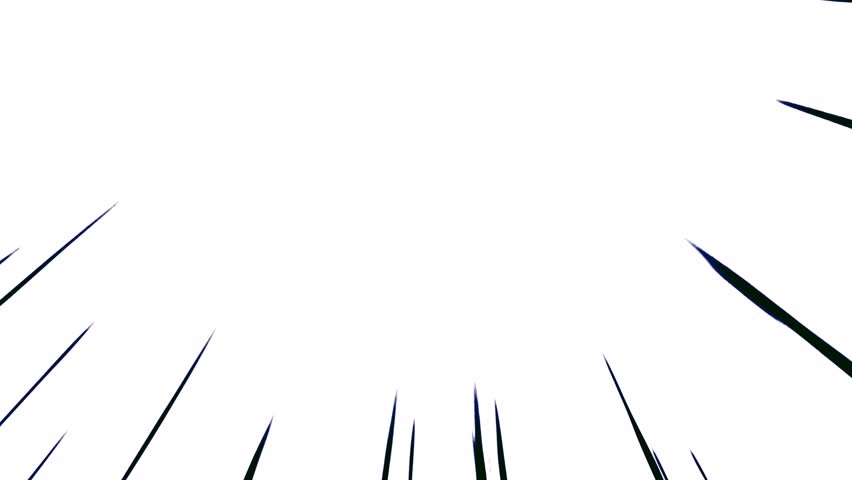Anime speed lines with zoom effect and moving background for comic action scenes in video editing and animation projects.	