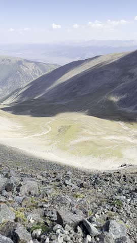 Hiking Mount Belford and Mount Oxford in the Sawatch Range of the Colorado Rocky Mountains, USA