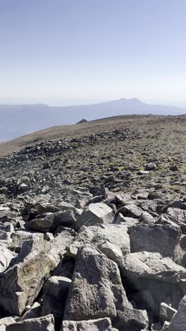 Hiking Mount Belford and Mount Oxford in the Sawatch Range of the Colorado Rocky Mountains, USA