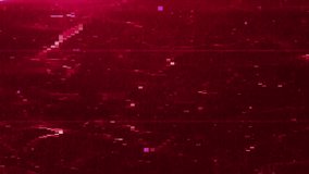 Futuristic Abstract Glitch Screen with VHS Noise and Fractal Waves: Red Tech Background with Numbers, Particles, and Data Grid for AI and Cyber Concepts - Powered by Shutterstock - Get 15% off with code: PIKWIZARD15