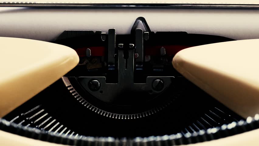 “Take Your Time,” whispers this vintage writer while writing at 0.0003 words per hour. Typewriter clacking like it's filing a complaint with every keystroke.
