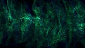 Dynamic Fractal Design with Glowing Energy Waves and Stardust Particles: Abstract Digital Background for Animation, Technology, and Spiritual Concepts - Powered by Shutterstock - Get 15% off with code: PIKWIZARD15