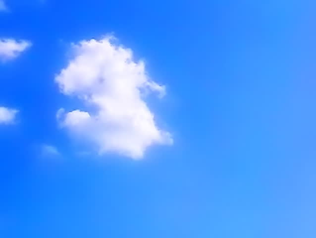 Animated clouds,time lapse