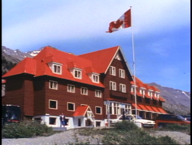 Jasper National Park, Alberta, Canada, mountain chalet