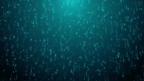 Futuristic Digital Matrix Code Background with falling Blue Particles - Powered by Shutterstock - Get 15% off with code: PIKWIZARD15