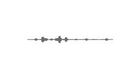  Abstract music waves oscillation. Futuristic sound wave visualization. White audio waveform spectrum animation, Visualization sound graphic element. White audio waveform spectrum animation, - Powered by Shutterstock - Get 15% off with code: PIKWIZARD15
