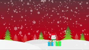 Christmas Landscape with snow flakes - Powered by Shutterstock - Get 15% off with code: PIKWIZARD15