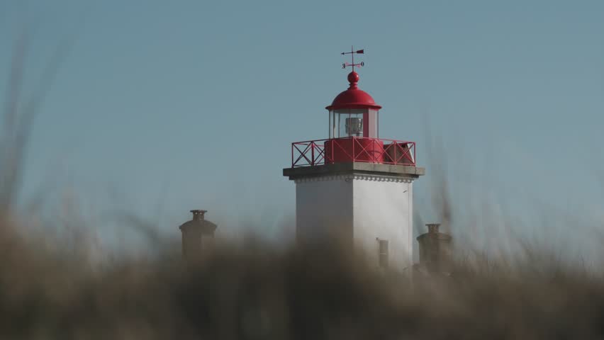 View of theThe Fare Pointe d'Agon in Normandy