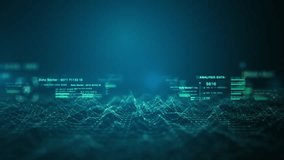 Advanced digital grid with glowing data nodes, lines, and binary code represents blockchain technology network connection, Artificial intelligence, Big data transfer in futuristic technology concept. - Powered by Shutterstock - Get 15% off with code: PIKWIZARD15