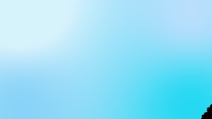 Window cleaning style title background_Paint-style video title of a light blue sky painted with spray ink