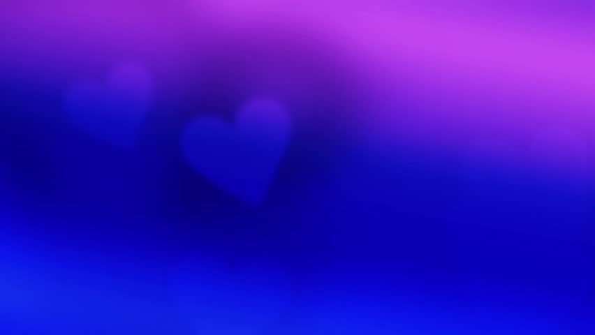 A sophisticated gradient animation featuring floating hearts ideal for romantic promos