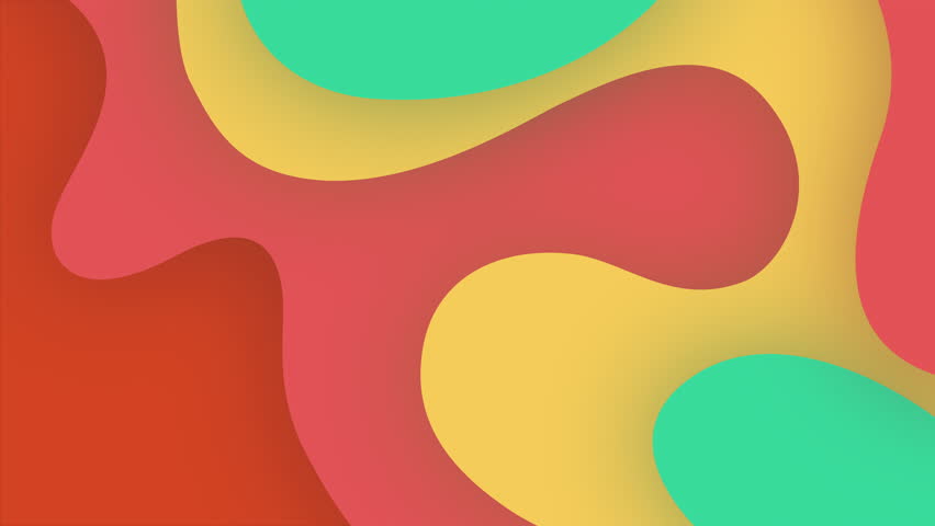 Abstract Colorful Papercut Style Reveal Background Slides