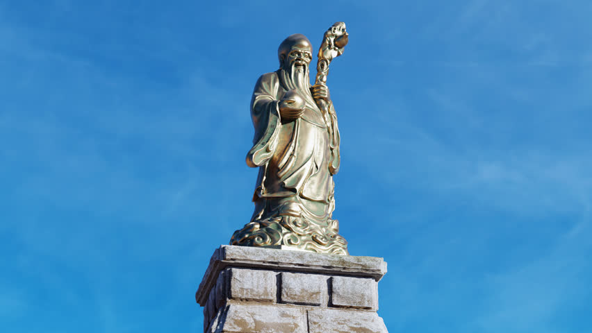 Chinese God Of Longevity Statue