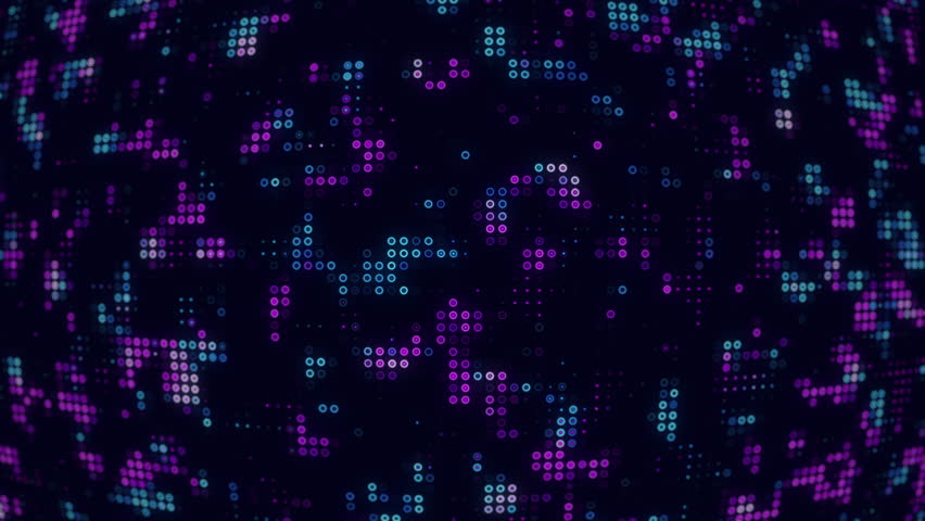 Colorful Retro TV Glitch Effects with Futuristic Coding Motifs, Ideal for AI Concepts, Video Game Backgrounds, and Tech-Themed Creative Media Projects