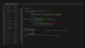 program code scrolling Code hacker animation, programming typing text for technology AI-generated Code backgrounds, tech wallpapers, hacking openings, 4K 3D programming languages. - Powered by Shutterstock - Get 15% off with code: PIKWIZARD15