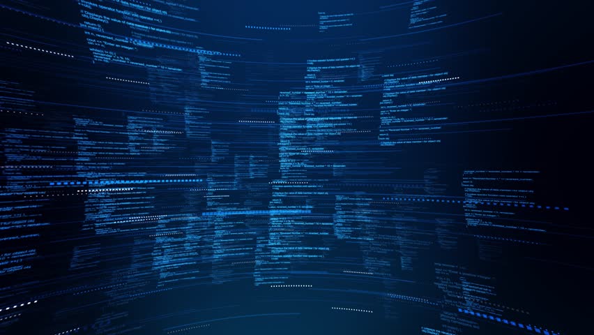 program code scrolling Code hacker animation, programming typing text for technology AI-generated Code backgrounds, tech wallpapers, hacking openings, 4K 3D programming languages.