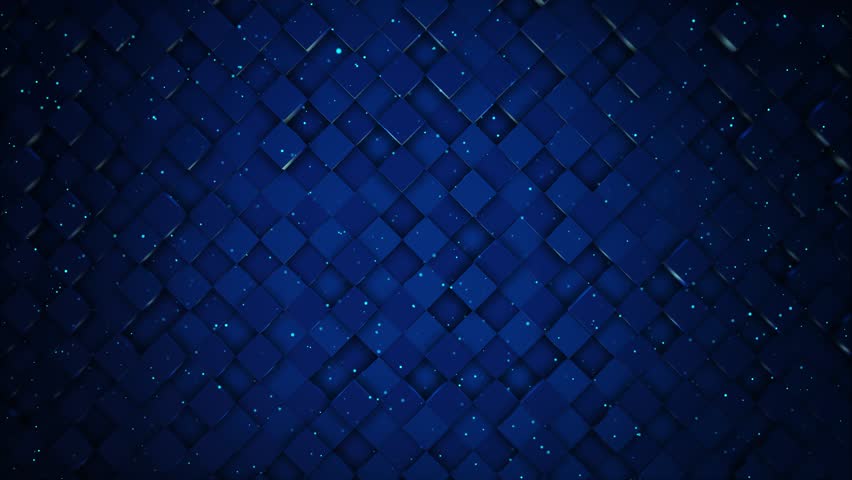Digital space blocks geometric shapes square pattern crypto chain. surface waves Big data binary code futuristic information technology, Transferring of big data Digital binary code matrix background