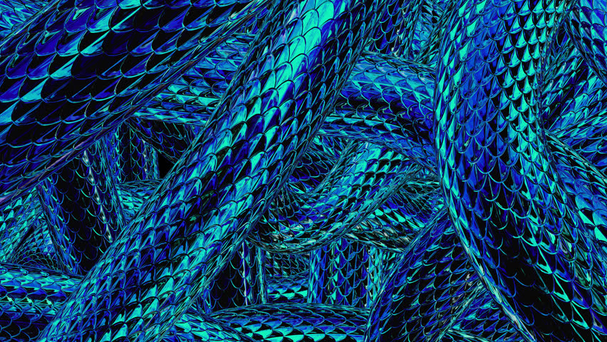 Iridescent Blue Dragon background for new year 