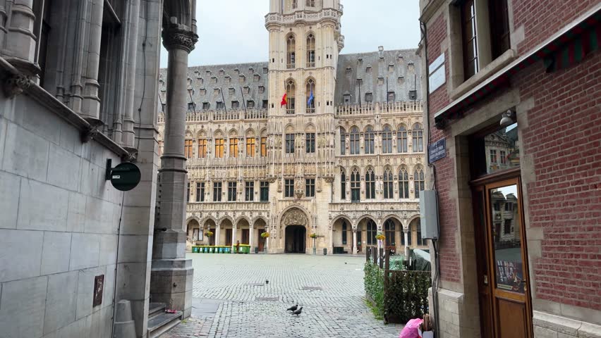 Brussels Town Hall (Hotel de Ville de Bruxelles) in Belgium