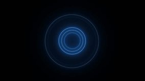 Abstract neon circle radio waves looping background. - Powered by Shutterstock - Get 15% off with code: PIKWIZARD15