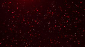 Abstract Valentines Wedding day blinking background. hearts, abstract falling particles Animation 4k Heart Romantic Particles Abstract Christmas hearts shape flowing, love relationship holiday 3D 4K - Powered by Shutterstock - Get 15% off with code: PIKWIZARD15