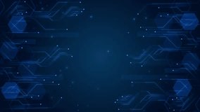 Circuit Board Artificial Intelligence AI Hi-tech innovation Concept. Future cyberspace Technology Digital Data Analysis. Big Data Transmission Connection and Cloud Computing blockchain network 4K 3D - Powered by Shutterstock - Get 15% off with code: PIKWIZARD15