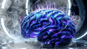 Bio-luminescent Neural Network: A Futuristic Brain in Abstract Form - Powered by Shutterstock - Get 15% off with code: PIKWIZARD15