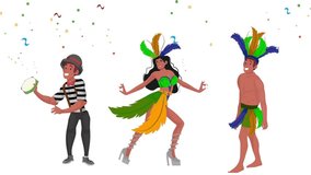 concept people having fun carnival brazilian. - Powered by Shutterstock - Get 15% off with code: PIKWIZARD15