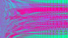 Digital art glitch animation distorting turquoise and magenta pixels, creating dynamic visual interference with fluid, surreal energy and seamless motion - Powered by Shutterstock - Get 15% off with code: PIKWIZARD15