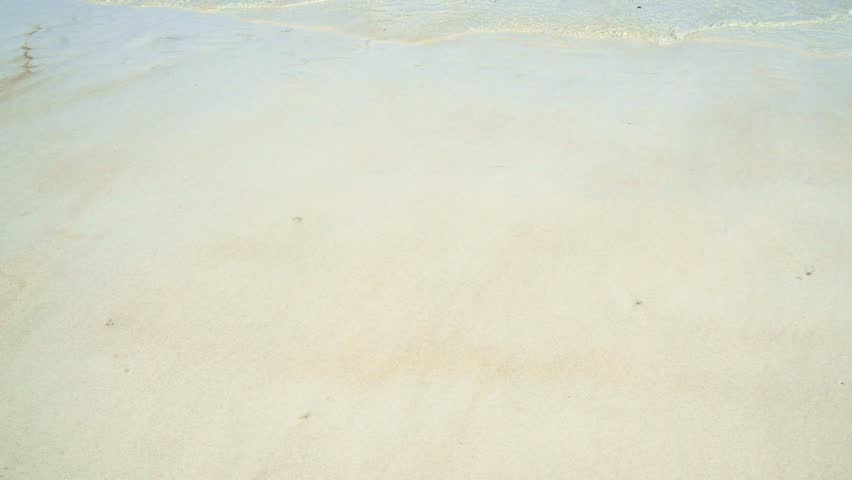 Wave sea on sand beach at coast island koh lan pattaya Thailand, tourism travel holidays nature, bakcground ecosystem environment change natural, ocean clear gright