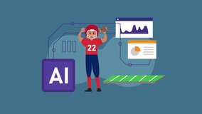 Fitness, Nutrition, and AI-Driven Health Planning cartoon animation - Powered by Shutterstock - Get 15% off with code: PIKWIZARD15