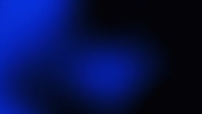 Abstract blue gradient background on black. Blue liquid gradient motion, blurred lights and flashes. Soft color transitions. Technology, innovations, big data, and artificial intelligence. 4k loop - Powered by Shutterstock - Get 15% off with code: PIKWIZARD15