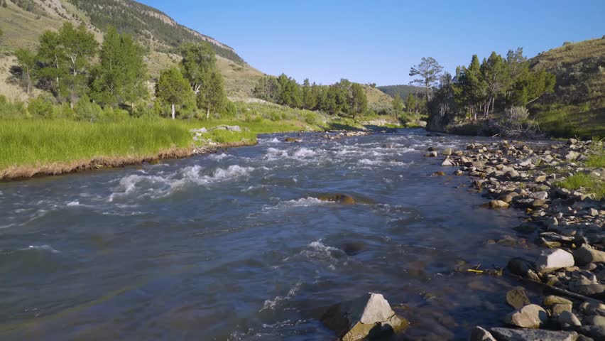 Big Hole River, Jerry Creek Bridge Recreation Area, Butte Field Office Bureau of Land Management, Montana.