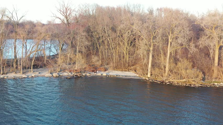A peaceful shoreline view of Governor